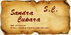 Sandra Cupara vizit kartica